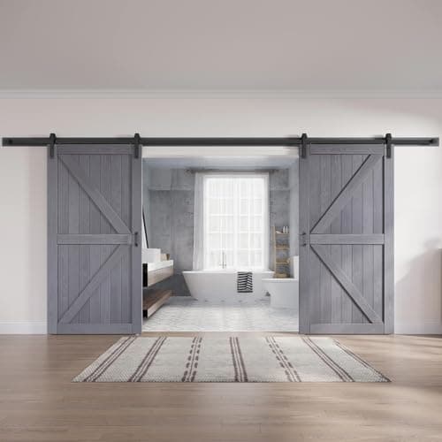 FREDBECK Gray Barn Door