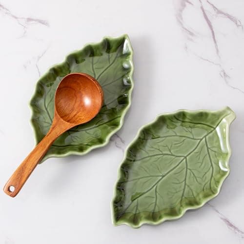 Leaf Ceramic Spoon Rest