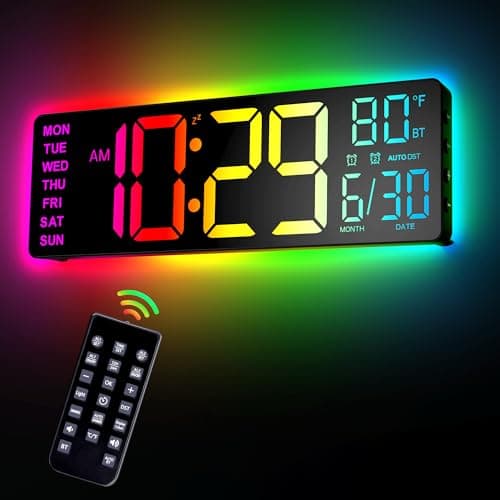 EASYERA 12" RGB Clock