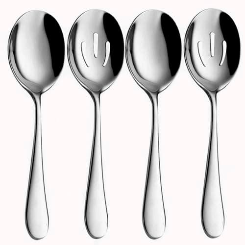 Mirror-Polished Serving Spoons