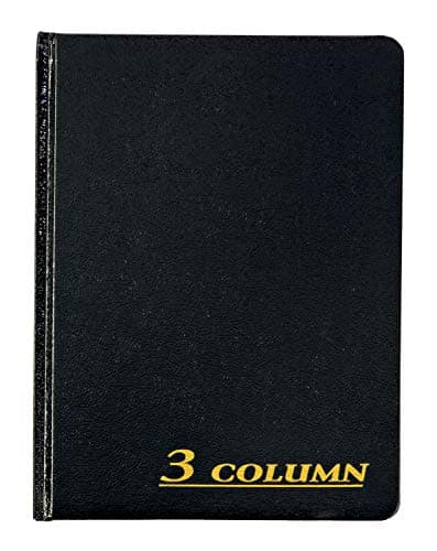 Hardbound 3-Column Ledger