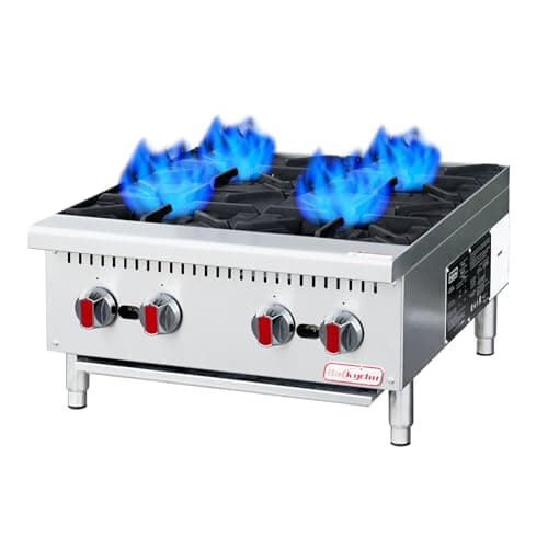 4-Burner Commercial Stove