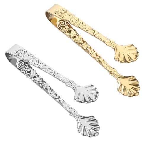 Rose Relief Sugar Tongs