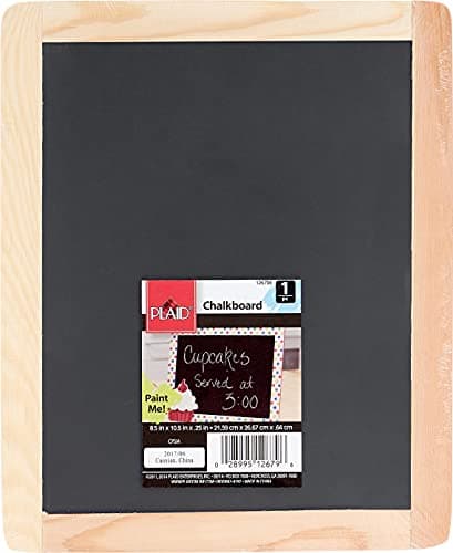 Plaid Framed Chalkboard