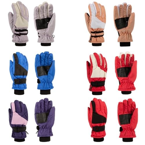 Kids Waterproof Ski Gloves