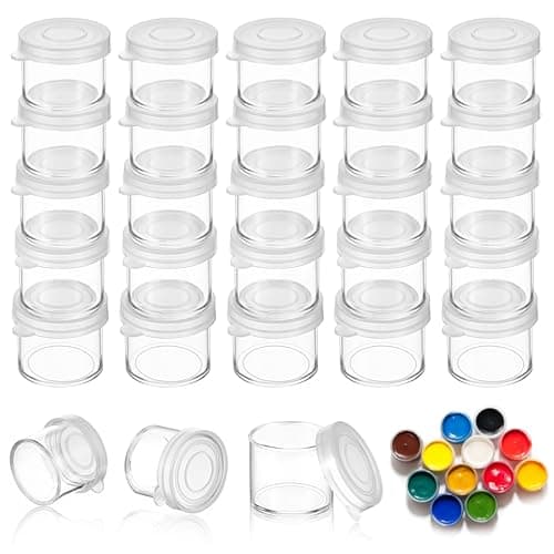 Clear 10ml Paint Pots