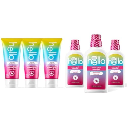 Unicorn Bubble Mouthwash Set