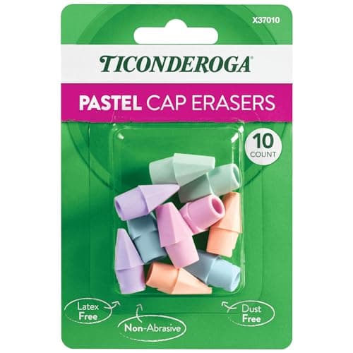 Ticonderoga Cap Erasers