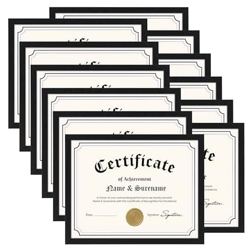 12-Pack 8.5x11 Frames