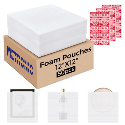 12x12 Foam Pouches