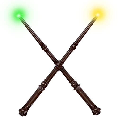 Dual Light-Up Wizard Wands