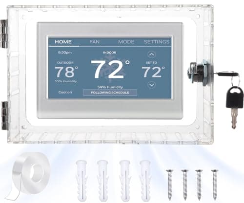 Clear Thermostat Lock Box