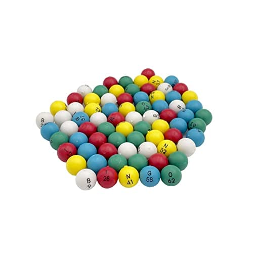 Compact Plastic Bingo Balls