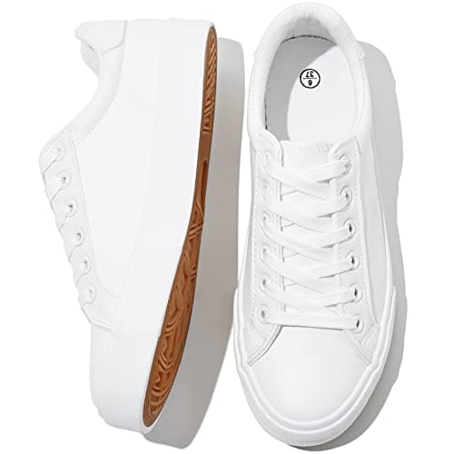 Women's White Tennis Sneakers