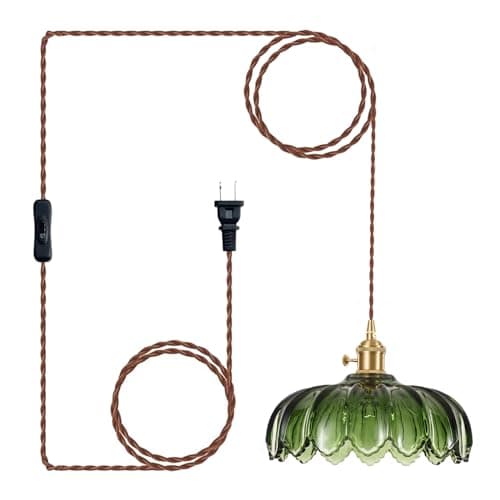 Green Plug-In Pendant