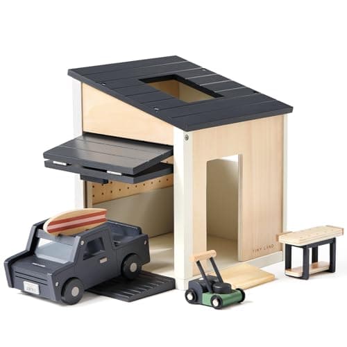 Tiny Land Wooden Garage