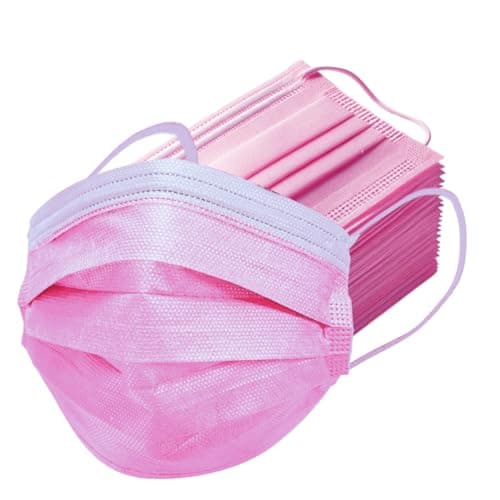 Fold-Flat Pink Masks