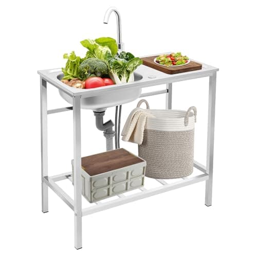 Freestanding Single Bowl