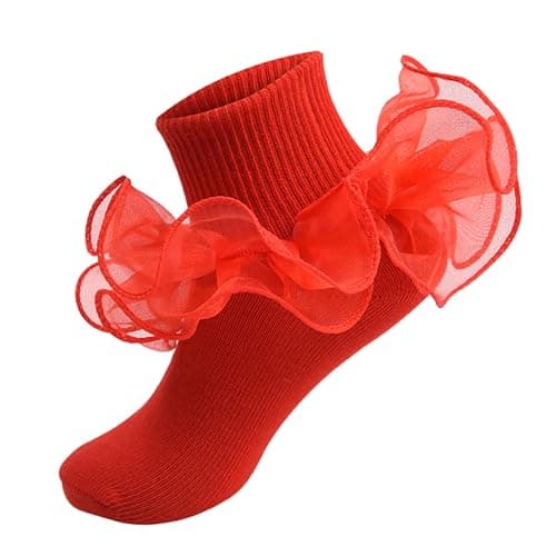 Big Ruffle Crew Socks