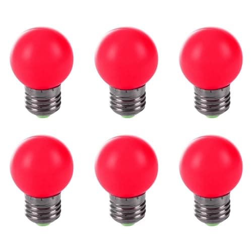 Warm Red E27 LED Bulb