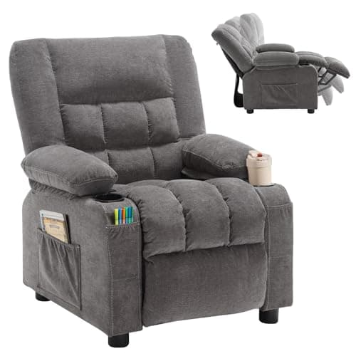 Adjustable Fabric Kids Recliner
