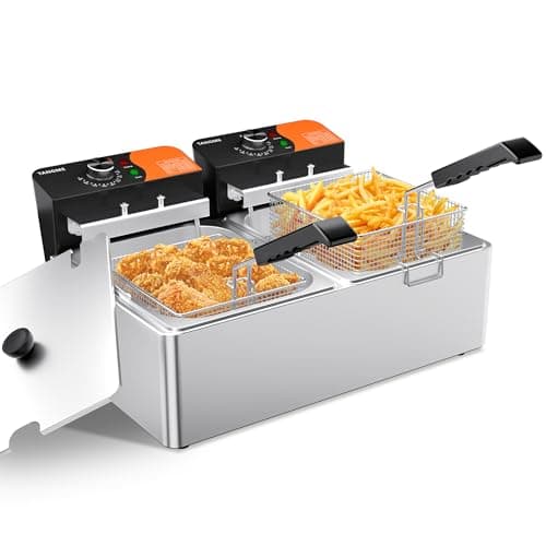 Dual-Tank Commercial Fryer