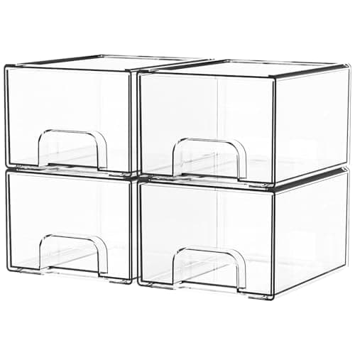 Clear Stackable Drawers