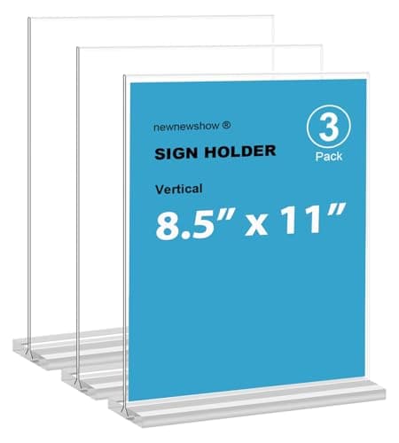 Ultra-Clear Double-Sided Stand