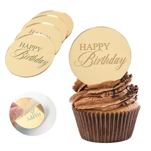 Gold Mirror Acrylic Discs