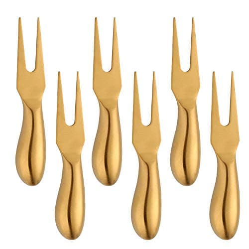 BuyGo Gold Cheese Forks