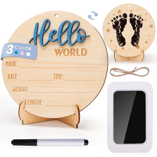 Hello World Footprint Sign