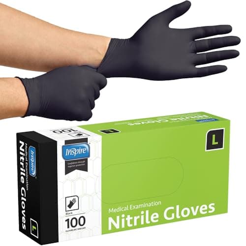 Black Nitrile Bulk Gloves