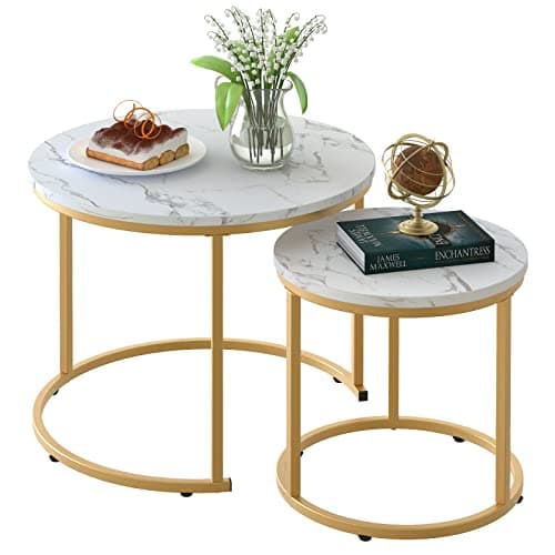 White Marble Nesting Set