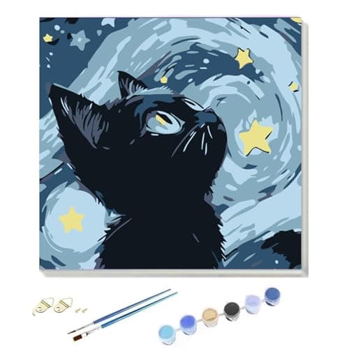 Framed Cat Paint Kit