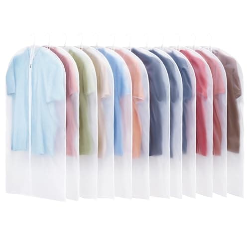 Translucent 12-Pack Garment Bags
