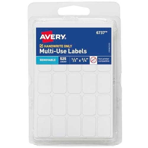 Mini Removable Labels
