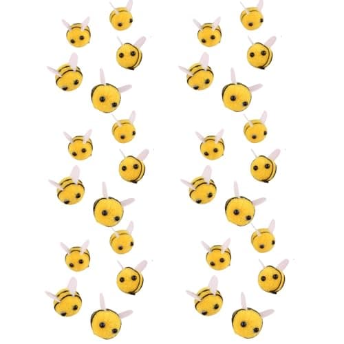Cute Pom Pom Bees