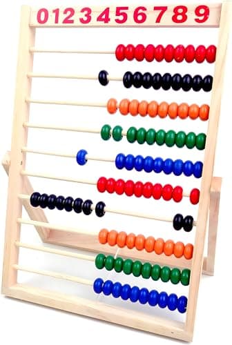 10-Row Abacus Frame