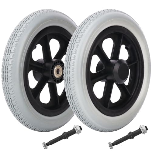 12-Inch Plastic Spoked Wheels