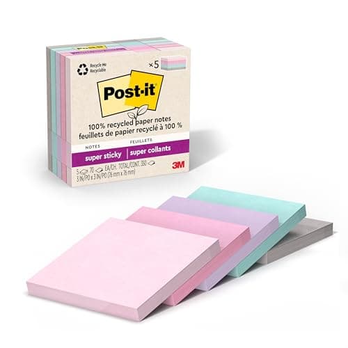 Post-it Recycled Super Sticky
