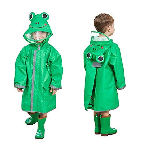 3D Hooded Rain Poncho