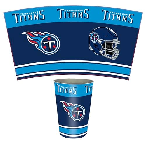 Titans Vinyl Wastebasket