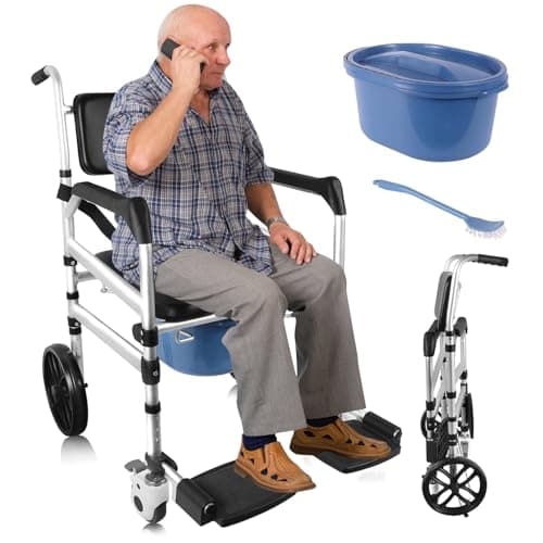 Foldable Shower Wheelchair