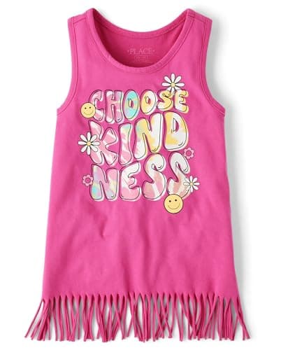 Graphic Fringe Tank