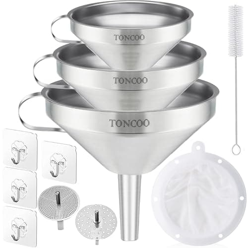 Stainless Steel Funnel Set