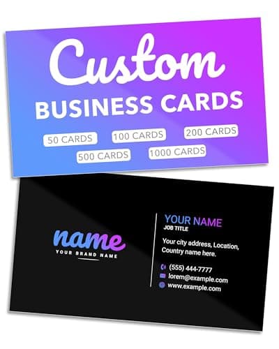 Custom Glossy Cards