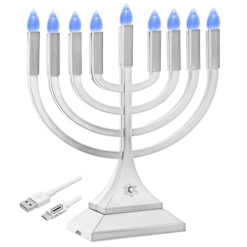 Zion Judaica LED Menorah