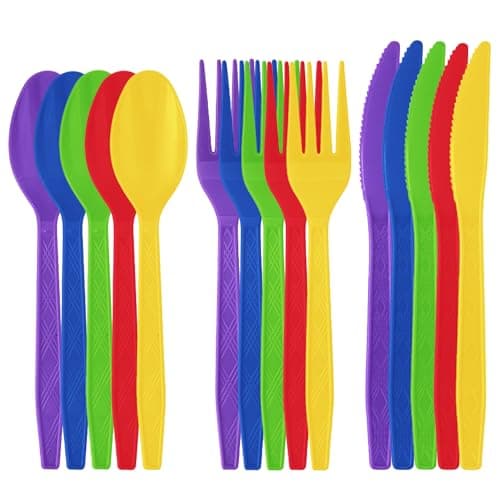 Neon Party Cutlery
