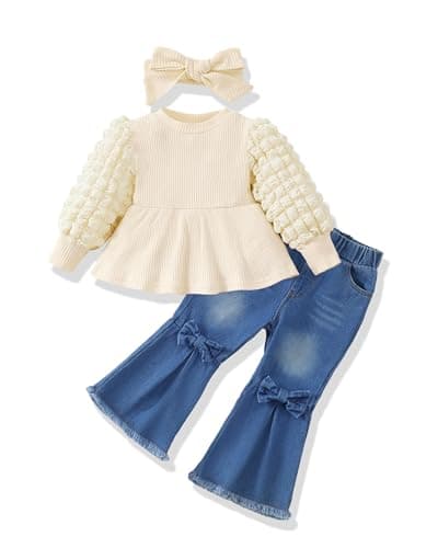 Peplum Puff Sleeve Set