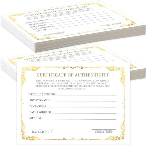 gisgfim Gold COA Certificates